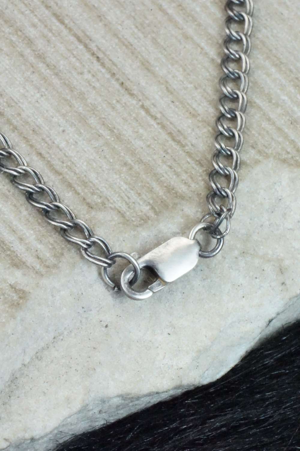 Turquoise & Sterling Silver Necklace - Navajo