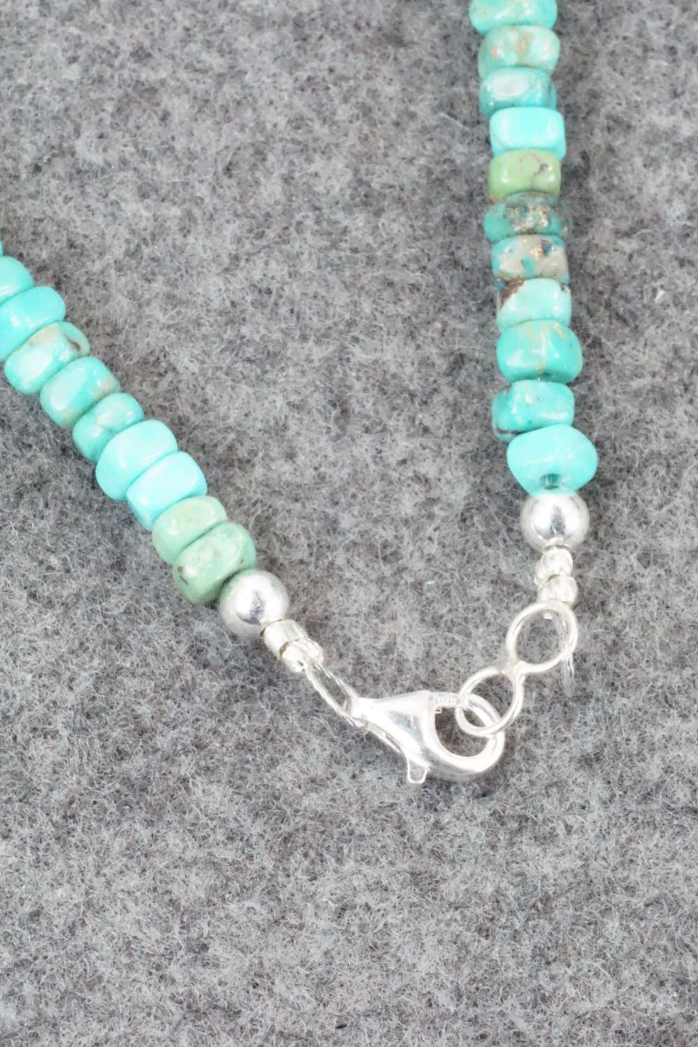 Turquoise & Sterling Silver Necklace - Doreen Jake
