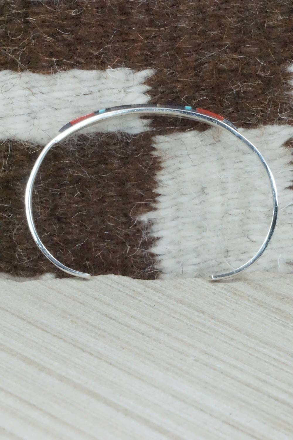 Multi Stone & Sterling Silver Inlay Bracelet - Ana Hernandez