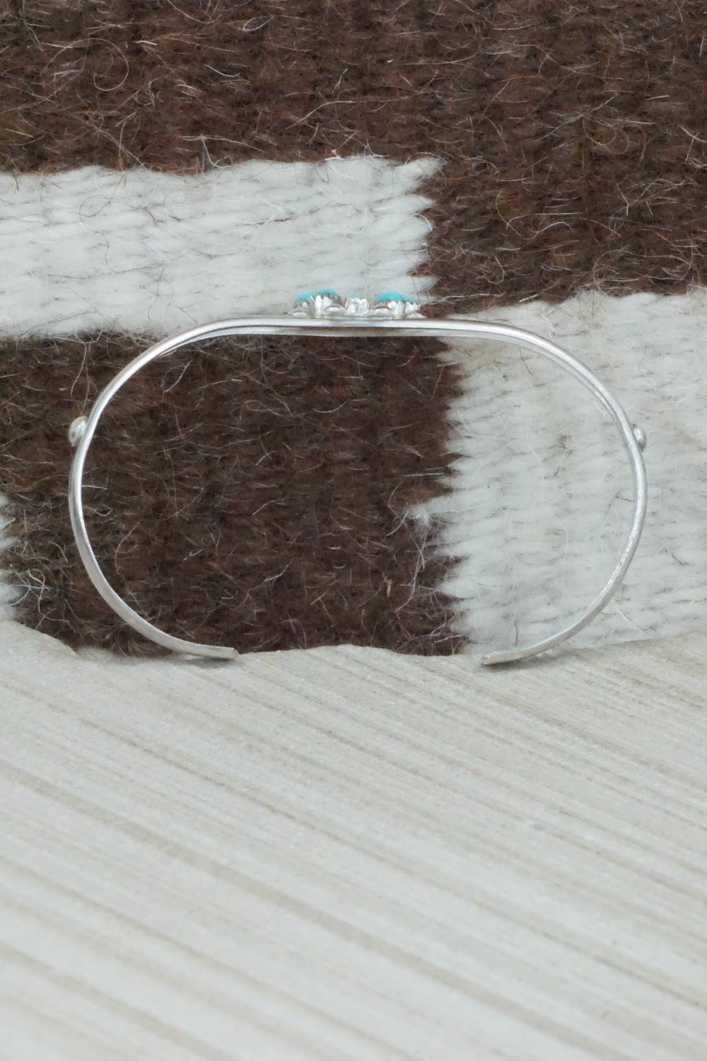 Turquoise & Sterling Silver Bracelet - David Leekity
