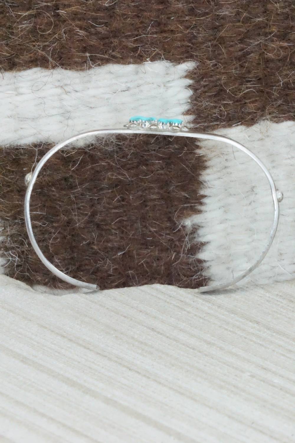 Turquoise & Sterling Silver Bracelet - David Leekity