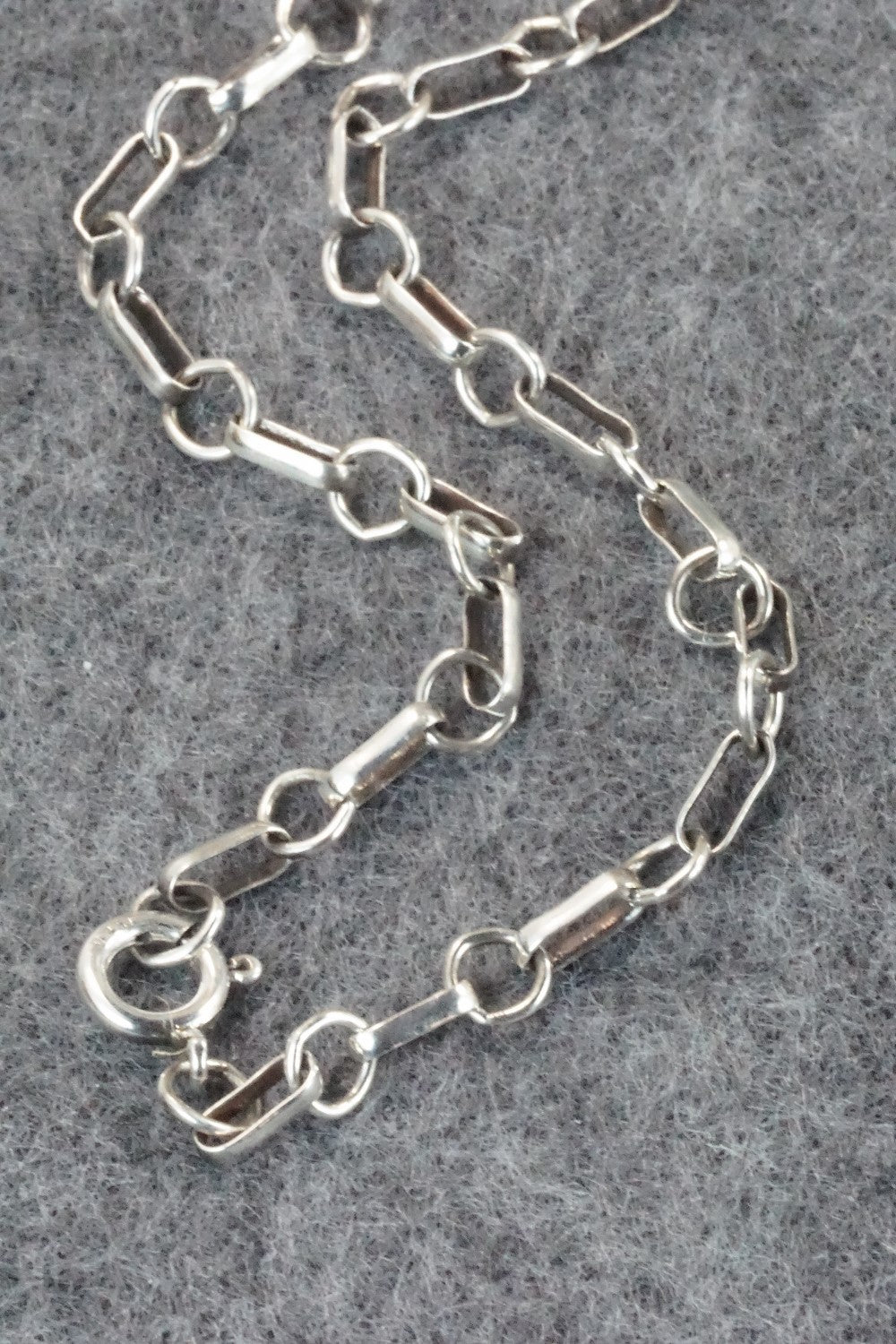 Turquoise & Sterling Silver Necklace - Tom Lewis