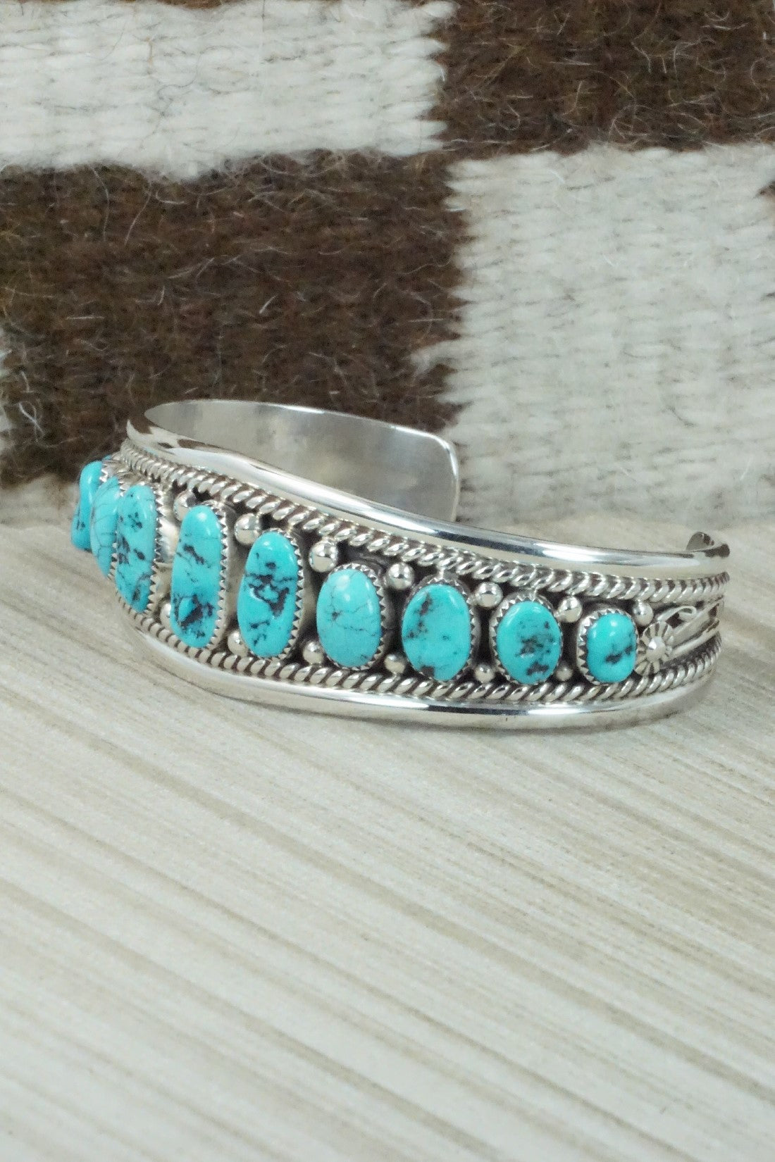 Turquoise & Sterling Silver Bracelet - Anthony Brown