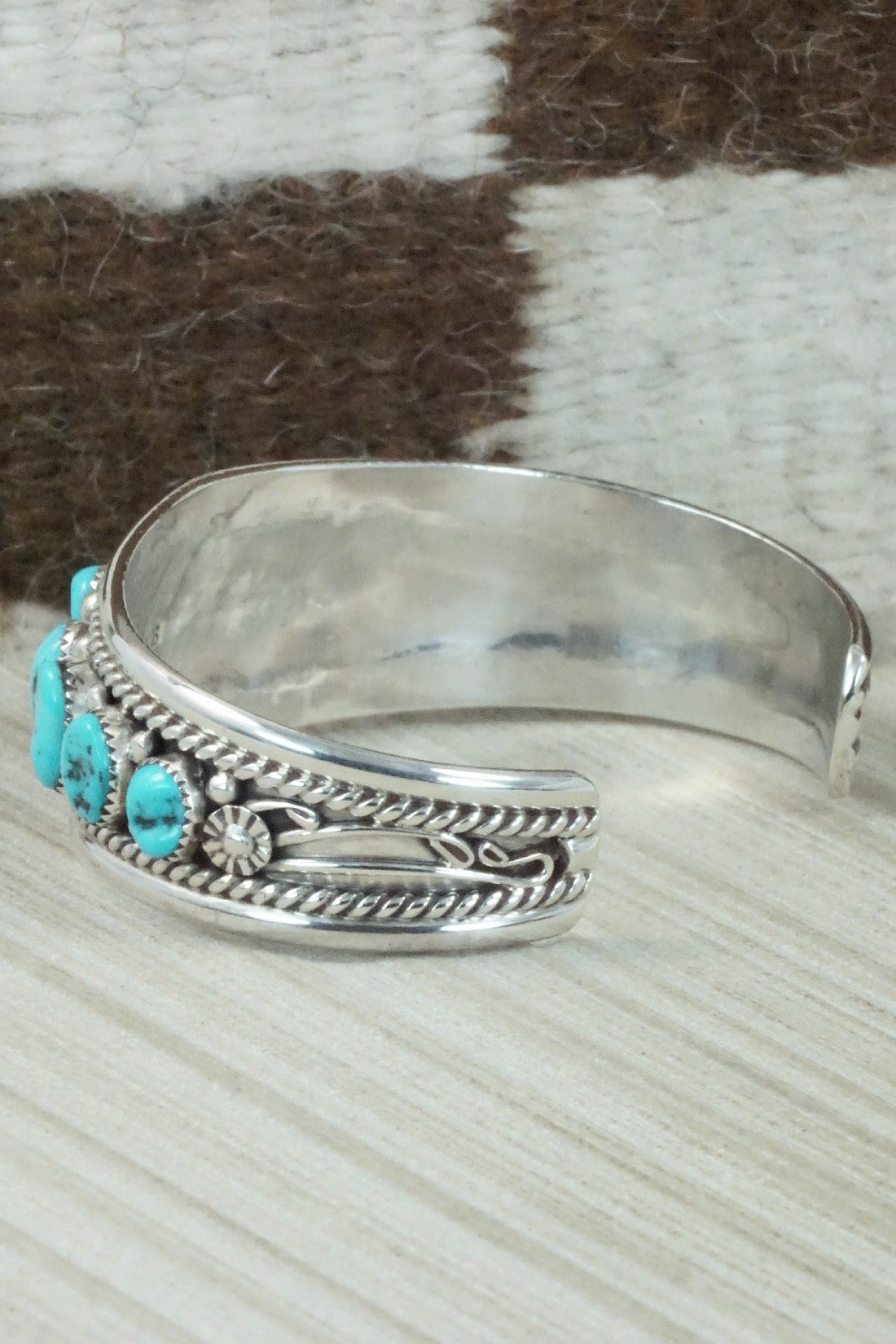Turquoise & Sterling Silver Bracelet - Anthony Brown