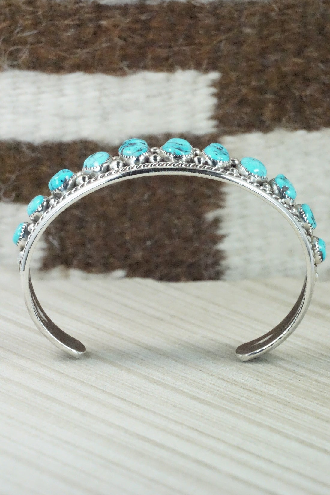 Turquoise & Sterling Silver Bracelet - Anthony Brown