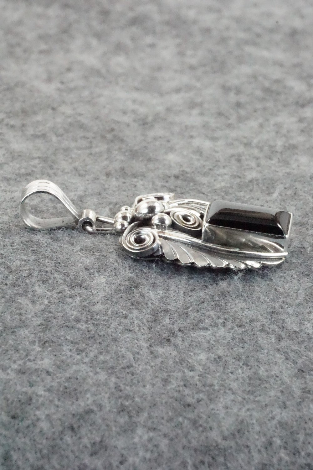 Onyx & Sterling Silver Pendant - Darrell Morgan