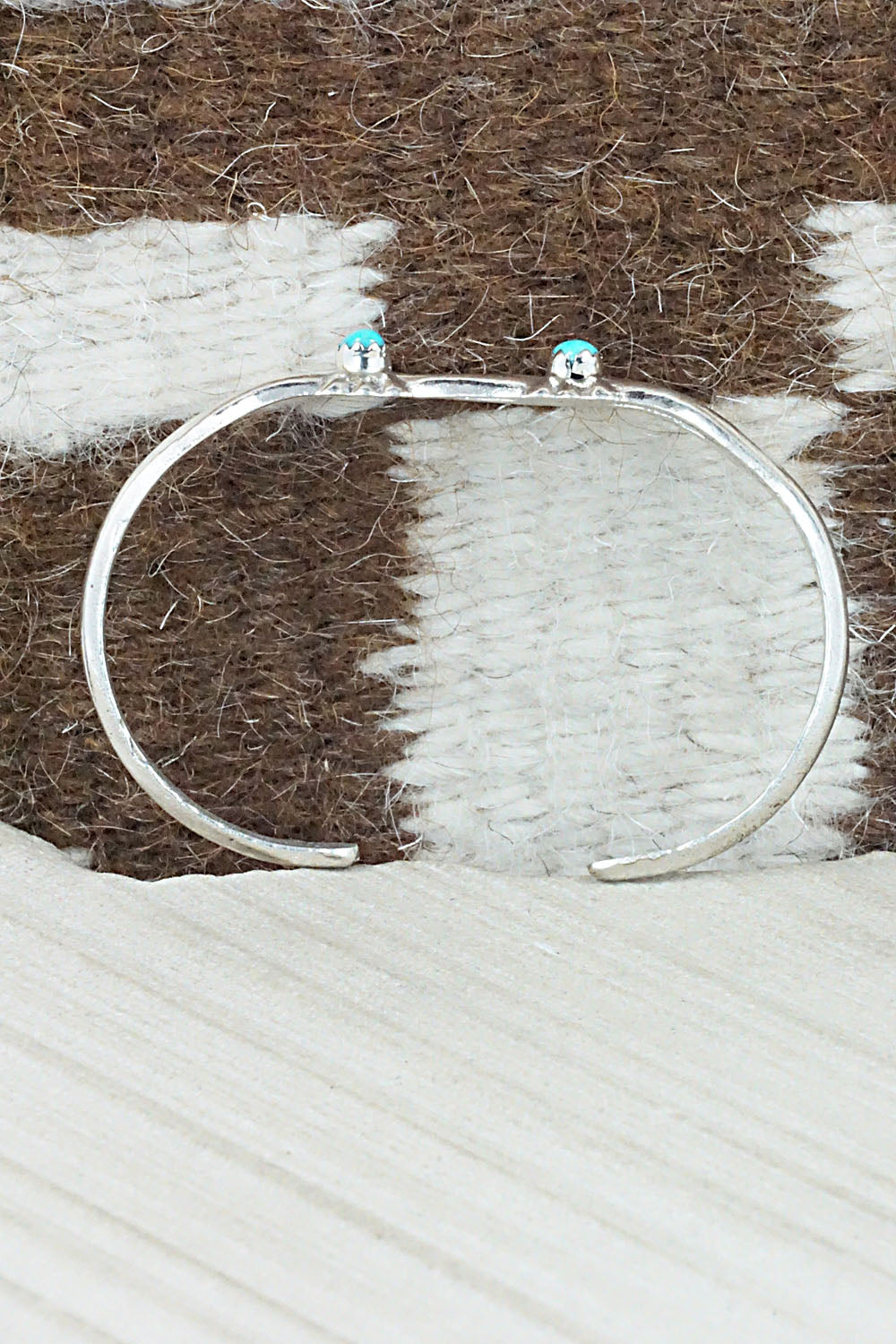 Turquoise & Sterling Silver Bracelet - Lorraine Chee