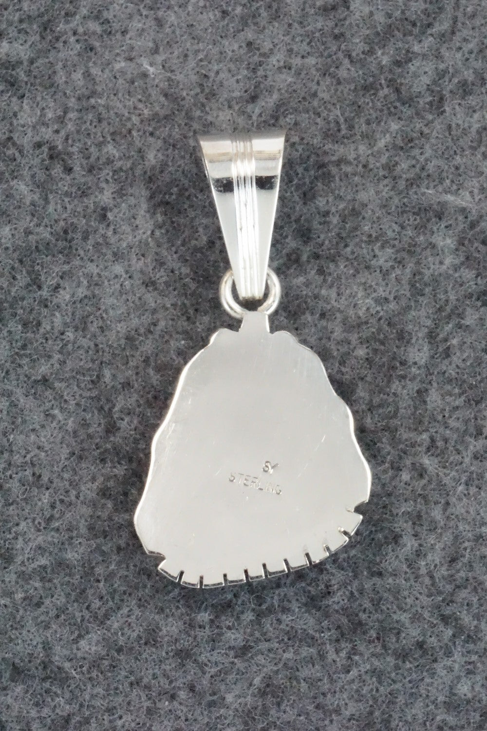 Turquoise & Sterling Silver Pendant - Samuel Yellowhair