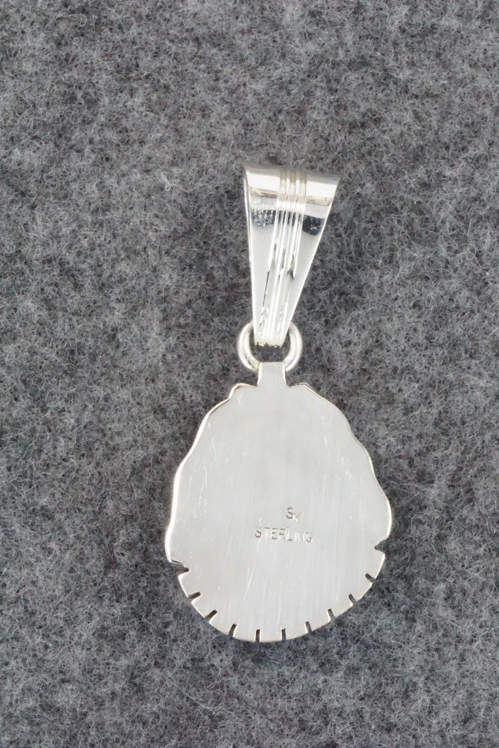 Turquoise & Sterling Silver Pendant - Samuel Yellowhair