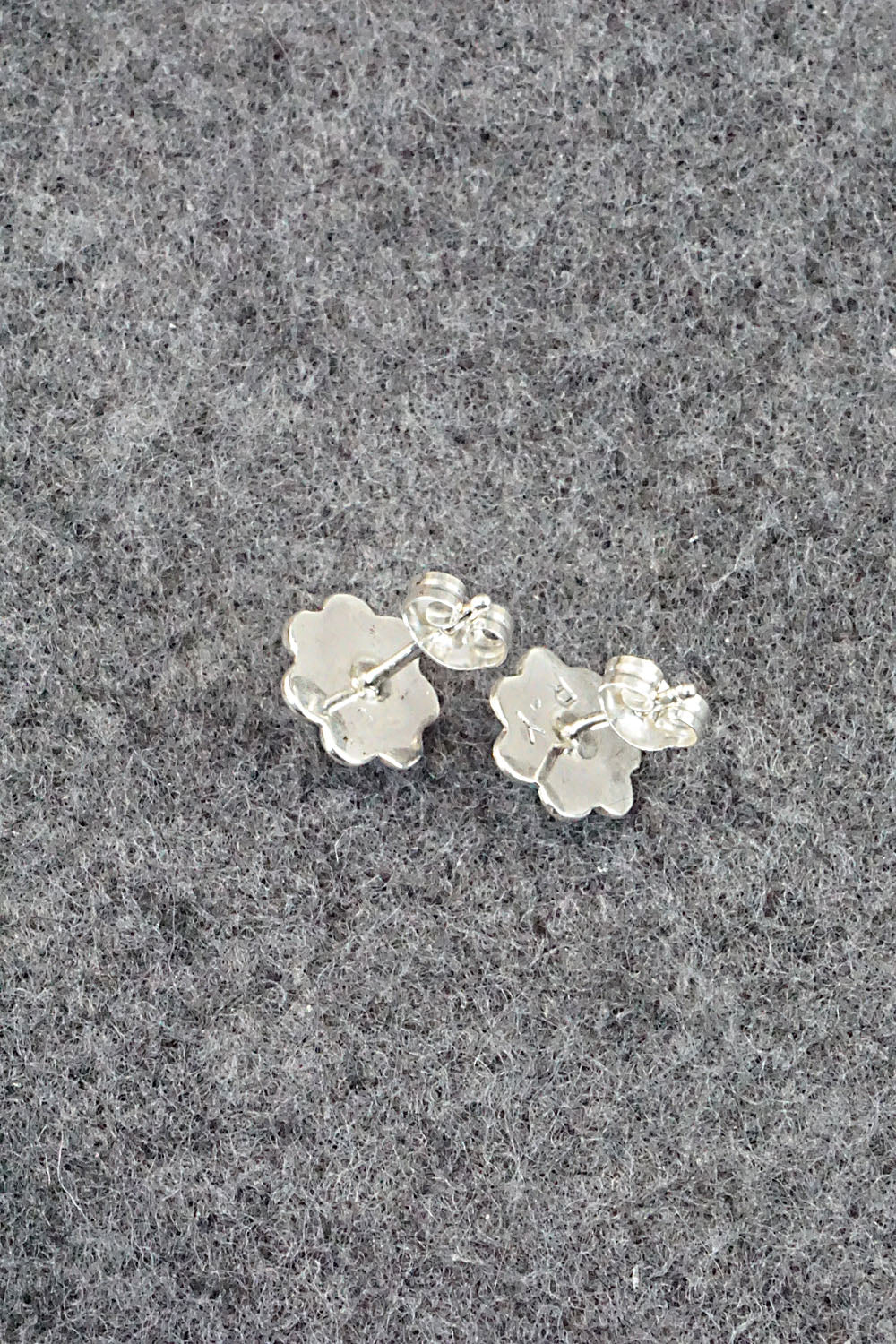 Turquoise & Sterling Silver Earrings - Ronald Yatsattie