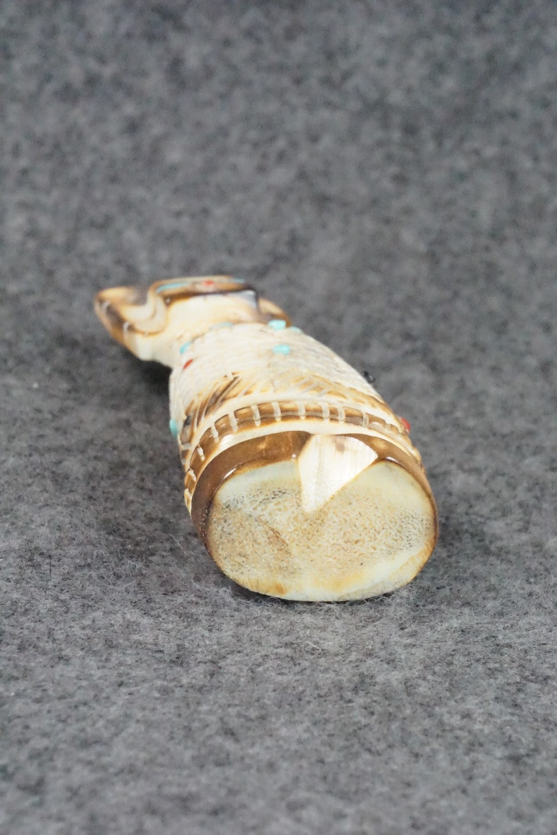 Corn Maiden Zuni Fetish Carving - Carl Etsate