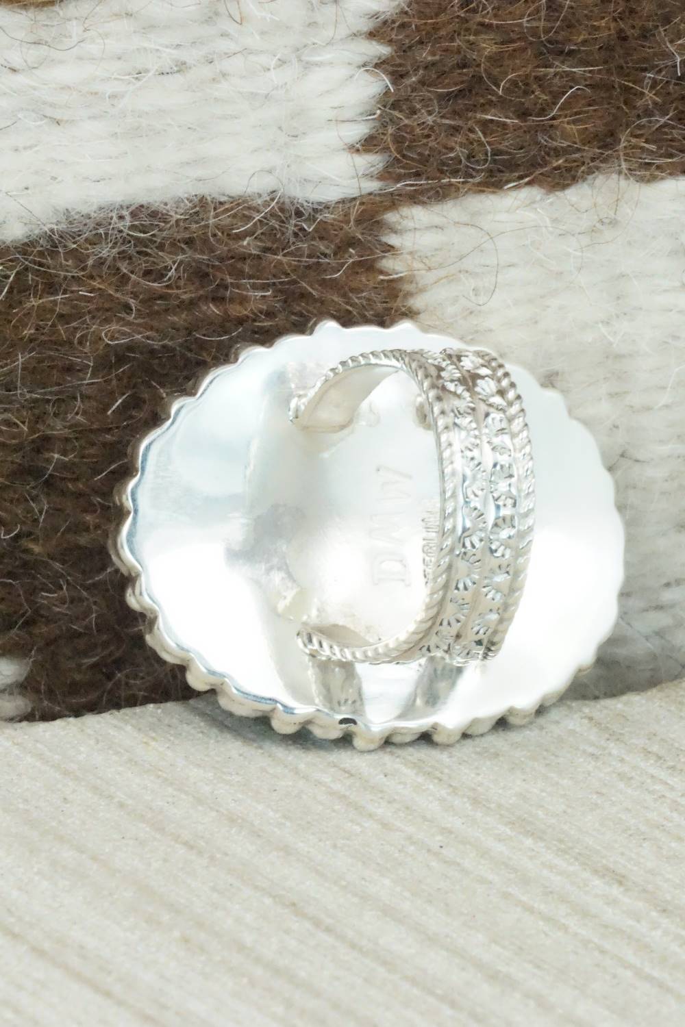 Turquoise & Sterling Silver Ring - Donovan Wilson - Size 9