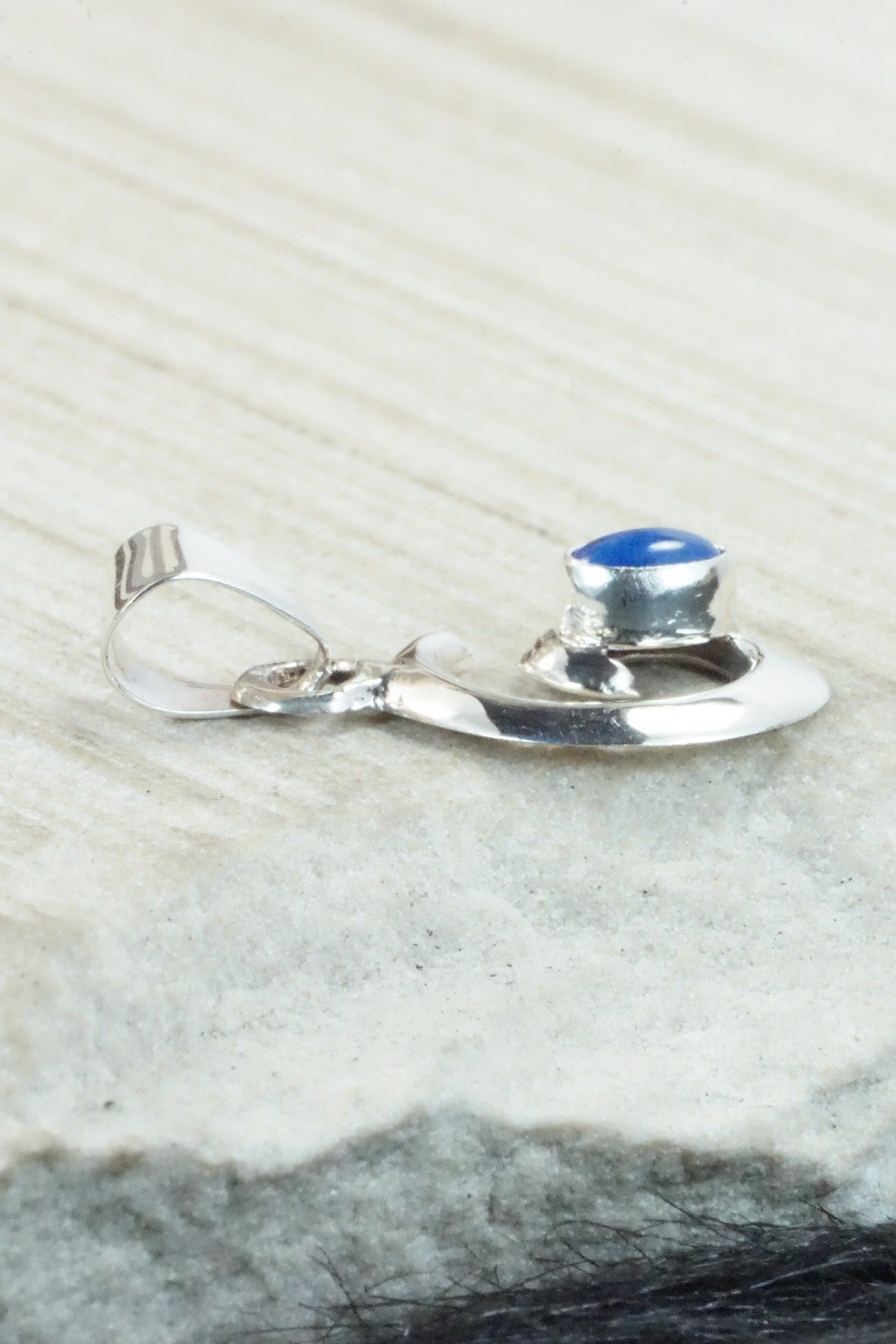 Lapis & Sterling Silver Pendant - Mildred Parkhurst