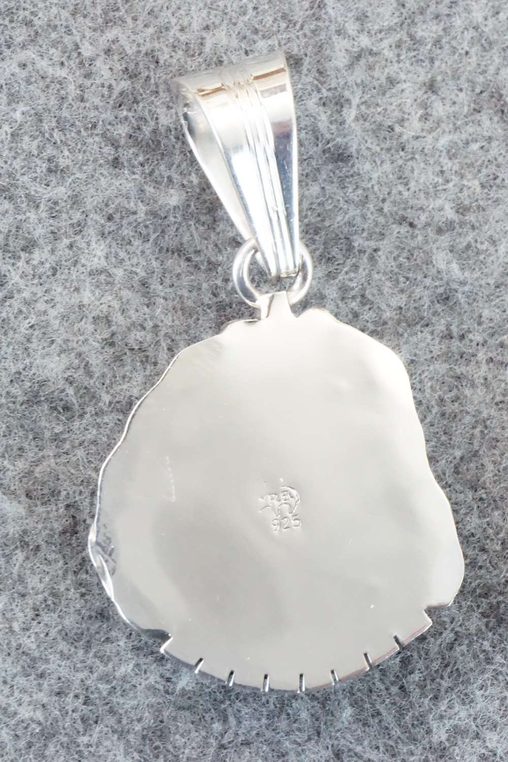 Turquoise & Sterling Silver Pendant - Samuel Yellowhair