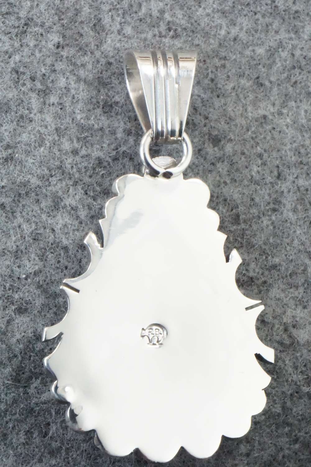 Turquoise & Sterling Silver Pendant - Daniel Benally