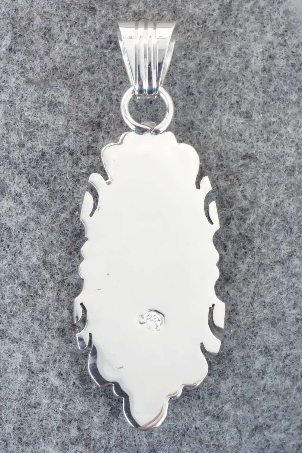 Turquoise & Sterling Silver Pendant - Marita Benally