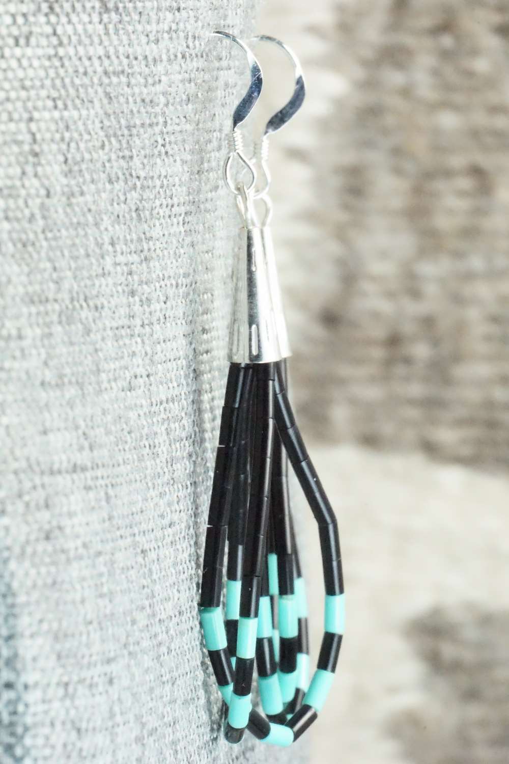 Turquoise & Sterling Silver Earrings - Ramona Bird
