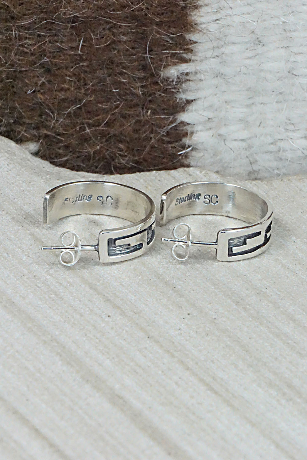 Sterling Silver Hoop Earrings - Sharon Cisco