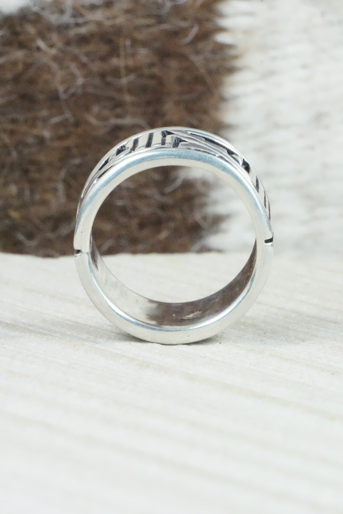 Sterling Silver Ring - Kary Begay - Size 8