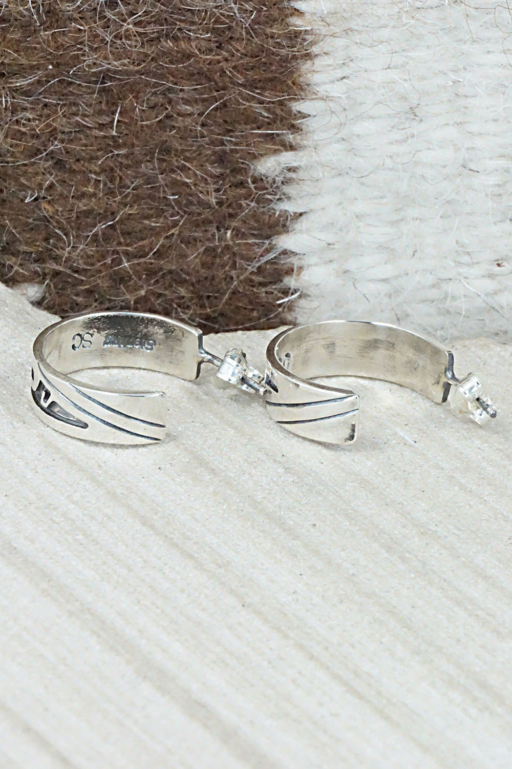 Sterling Silver Hoop Earrings - Sharon Cisco