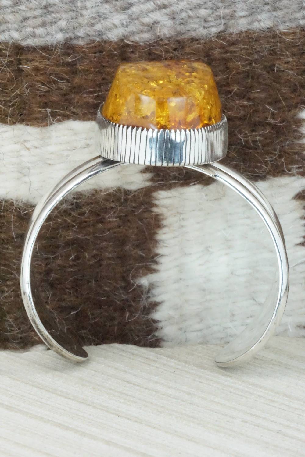 Amber & Sterling Silver Bracelet - Derrick Gordon