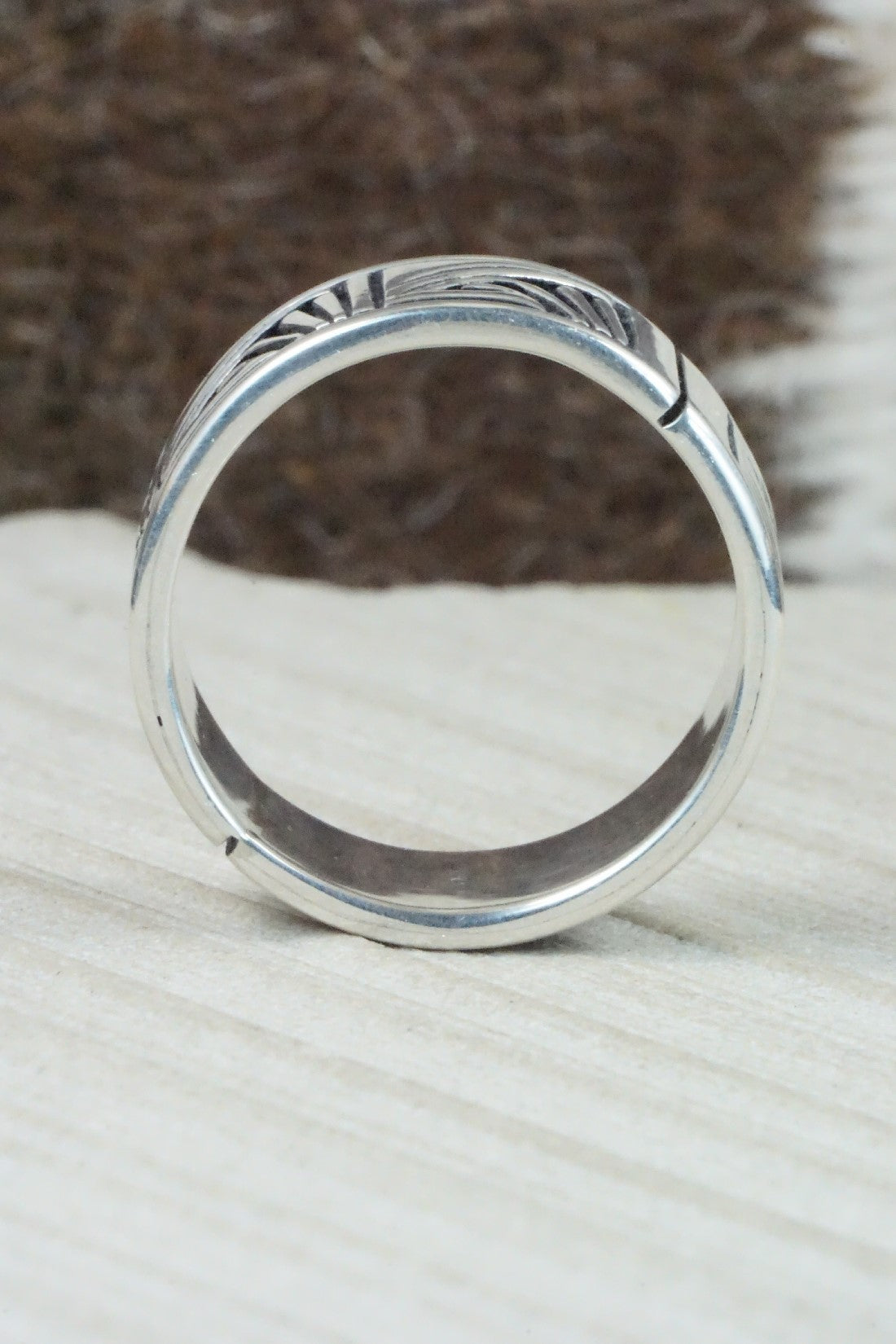 Sterling Silver Ring - Kary Begay - Size 15