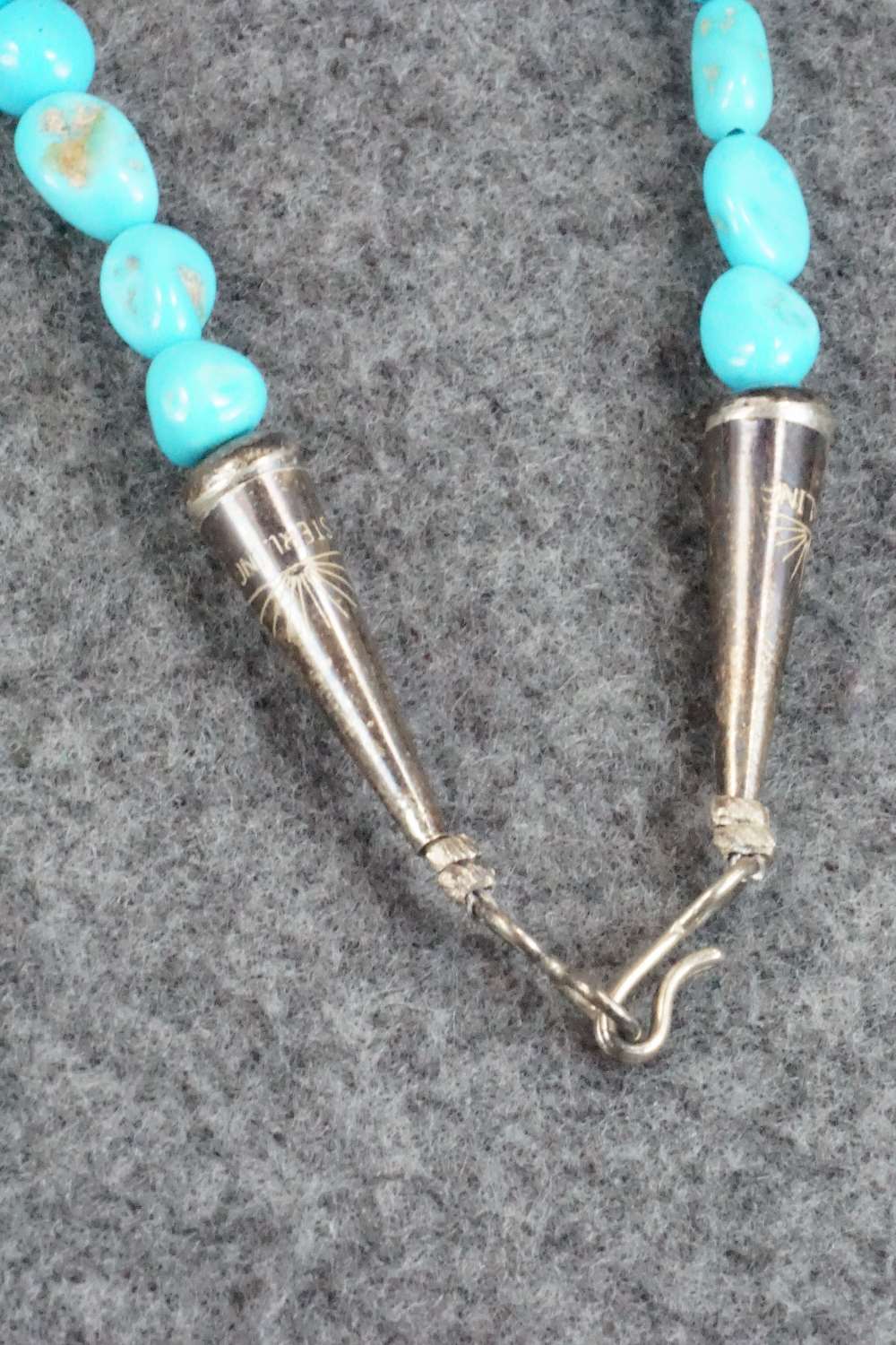 Turquoise & Sterling Silver Necklace - Navajo