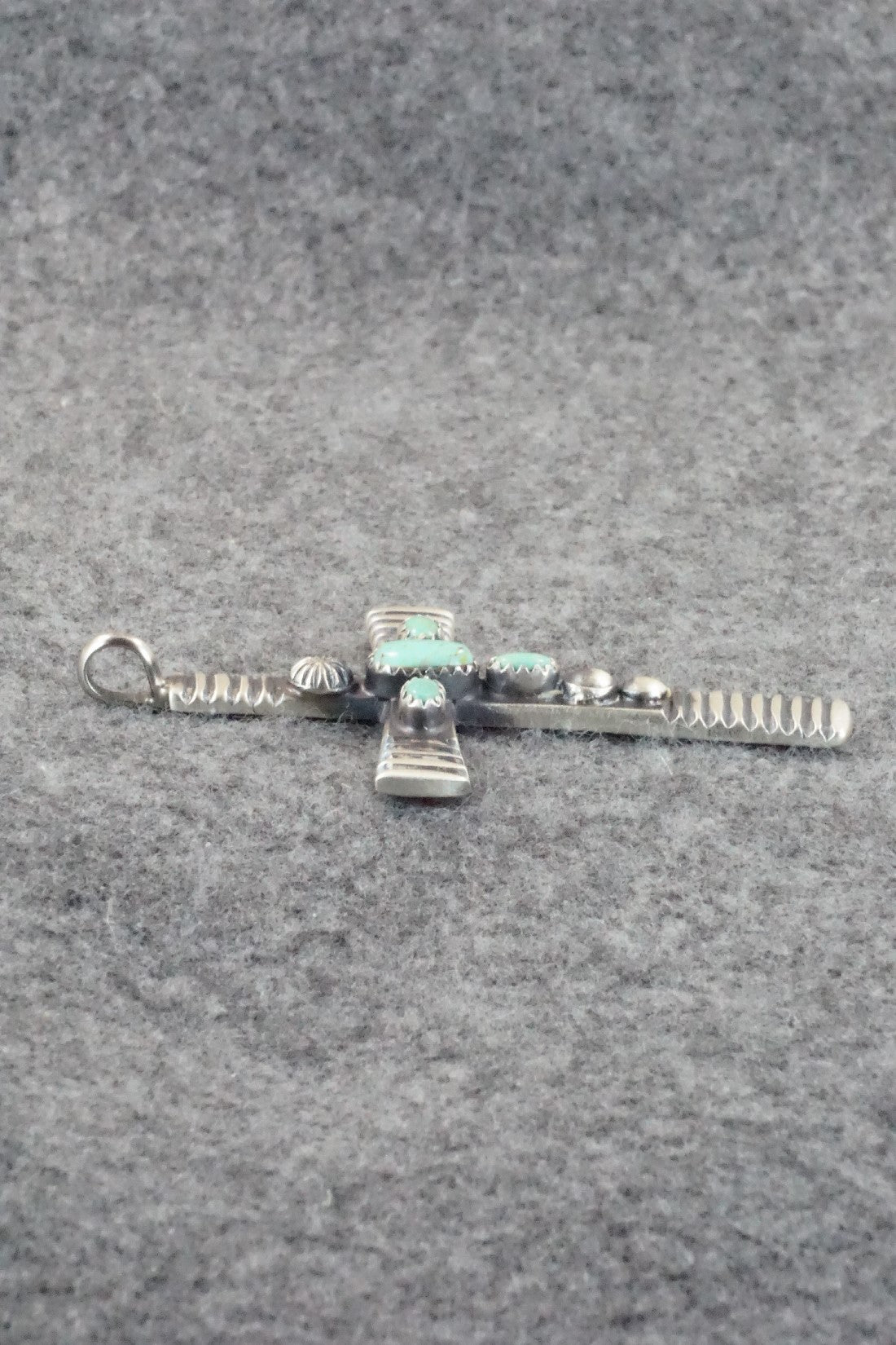 Turquoise & Sterling Silver Pendant - Savanna Morgan