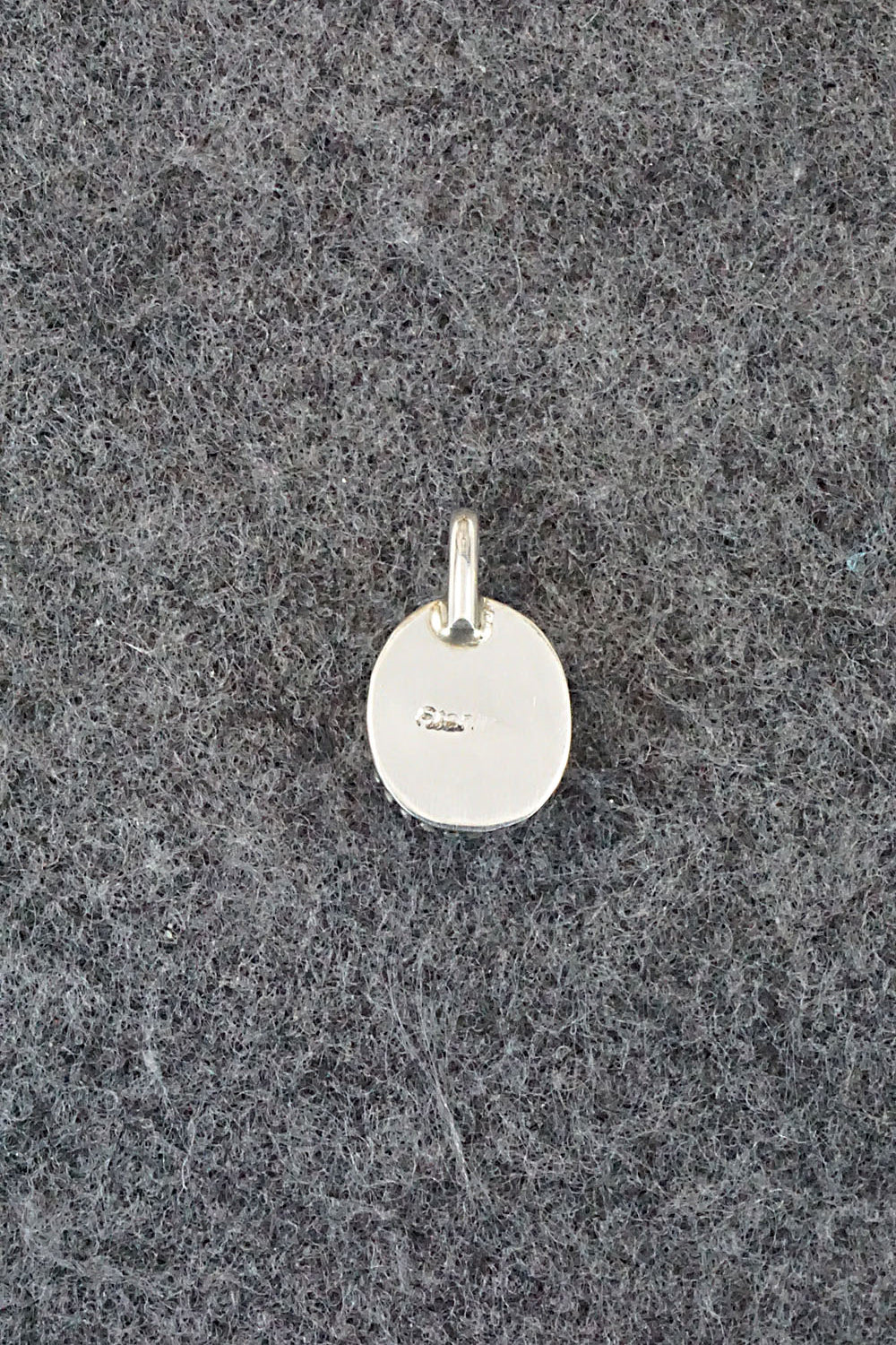 Turquoise and Sterling Silver Pendant - Jan Mariano