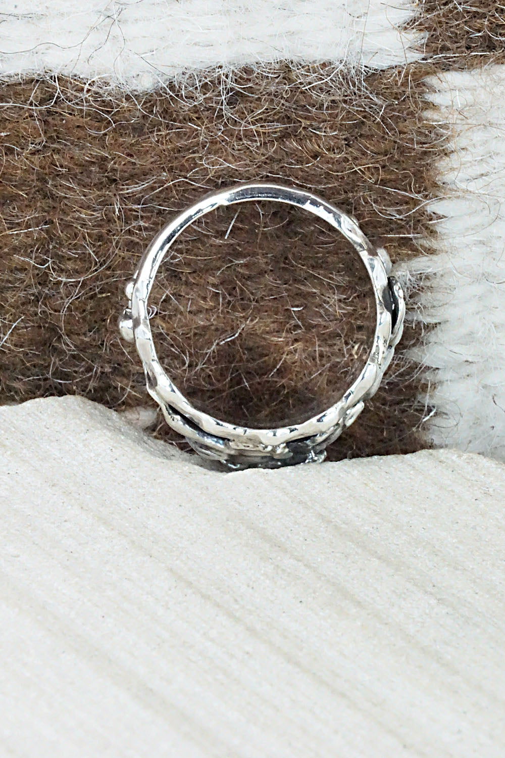 Sterling Silver Ring - Genevieve Francisco - Size 11.5