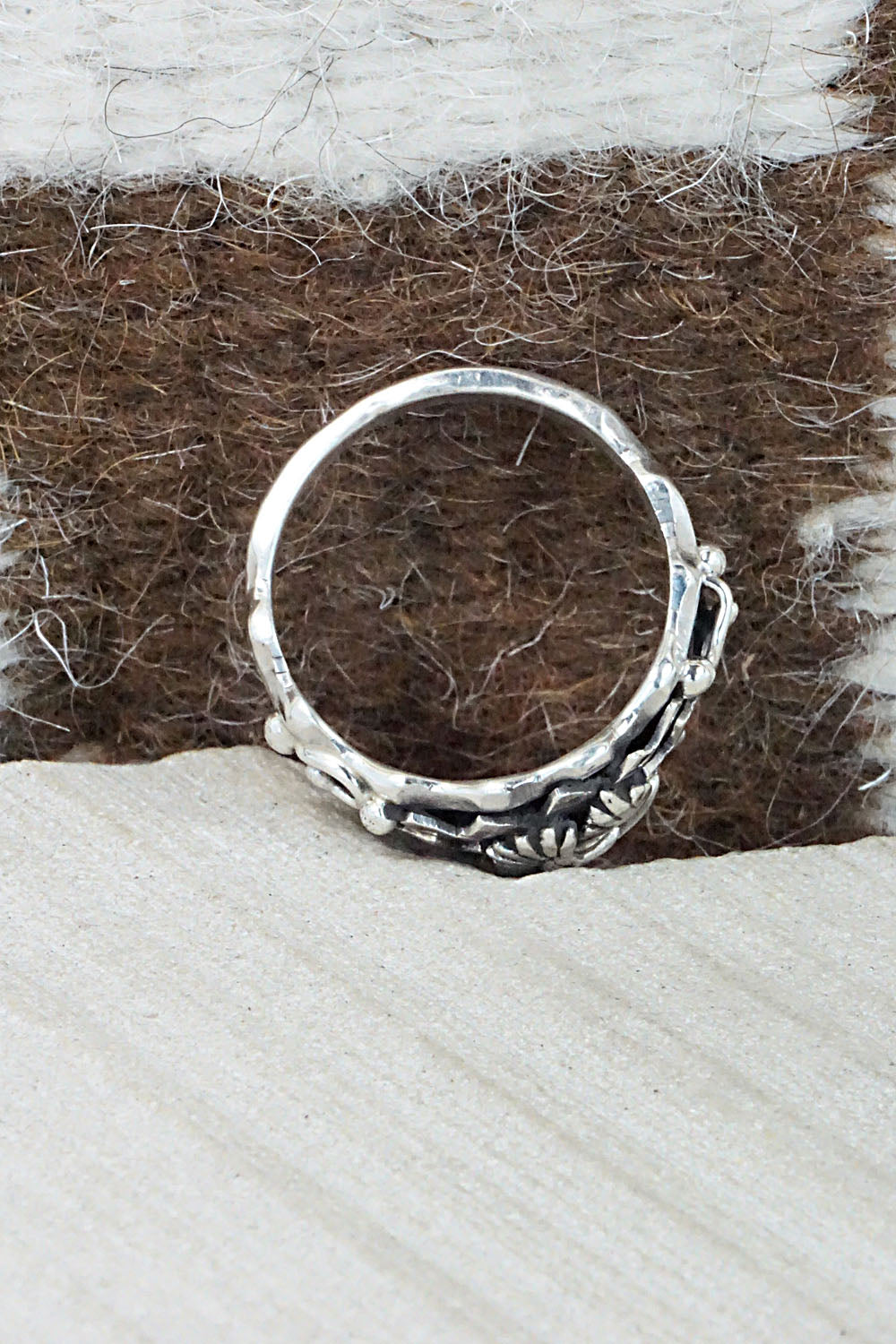 Sterling Silver Ring - Genevieve Francisco - Size 11.5