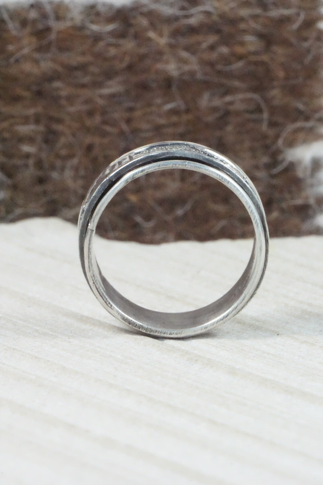 Sterling Silver Ring - Elaine Becenti - Size 8.75