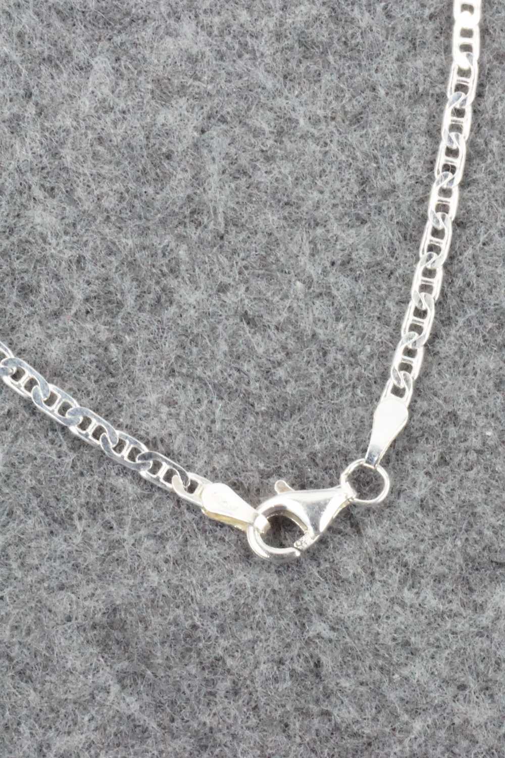 Turquoise & Sterling Silver Pendant and Necklace - Ray Jack