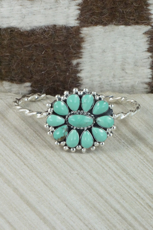 Turquoise & Sterling Silver Bracelet - Calvin Belin