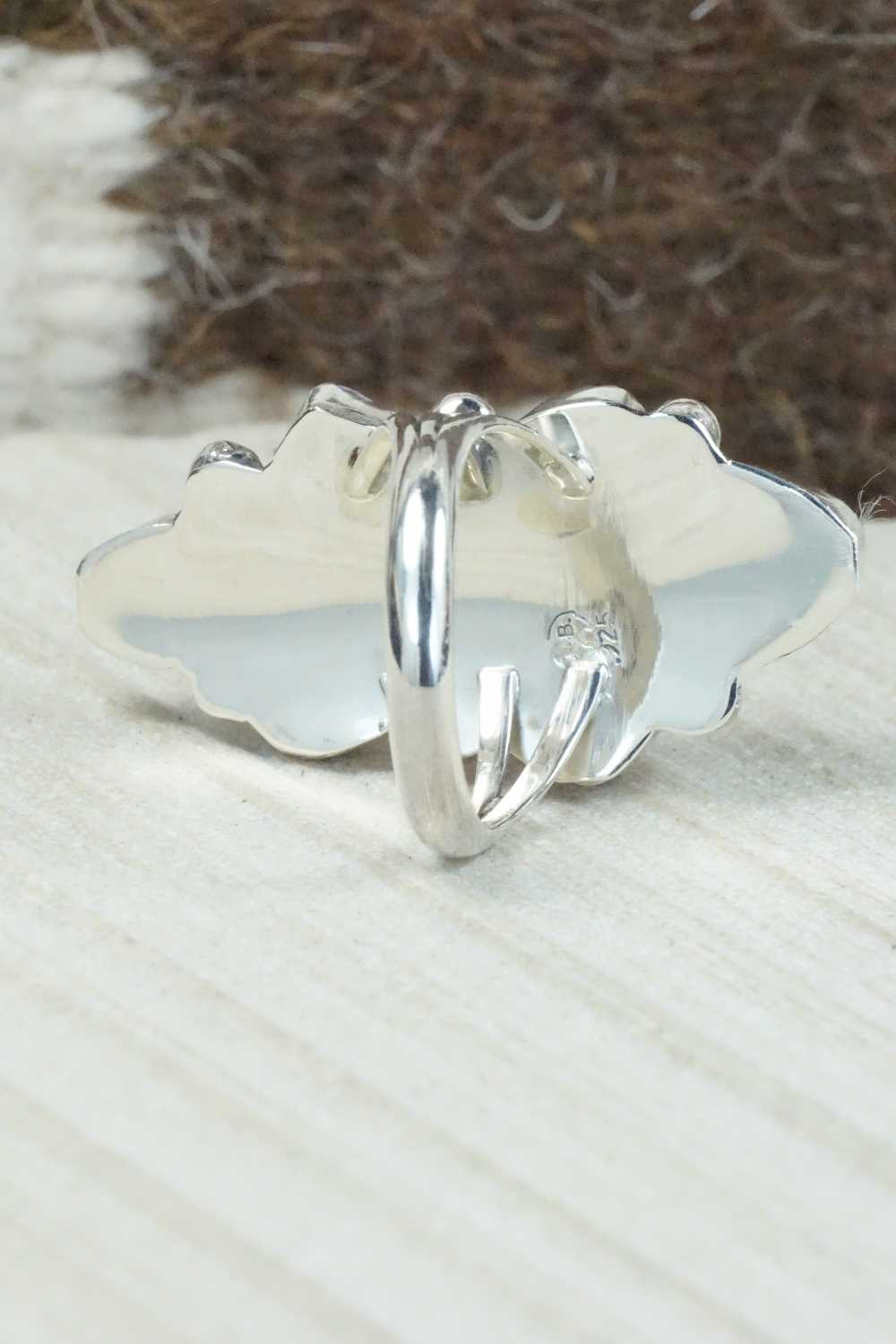 Multi Stone & Sterling Silver Ring - Roberta Begay - Size 7