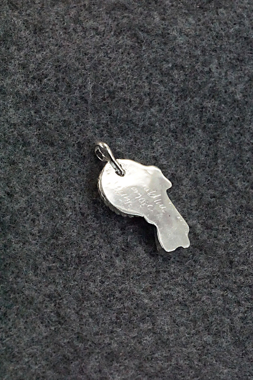 Multi Stone and Sterling Silver Pendant - Geraldine Lonjose