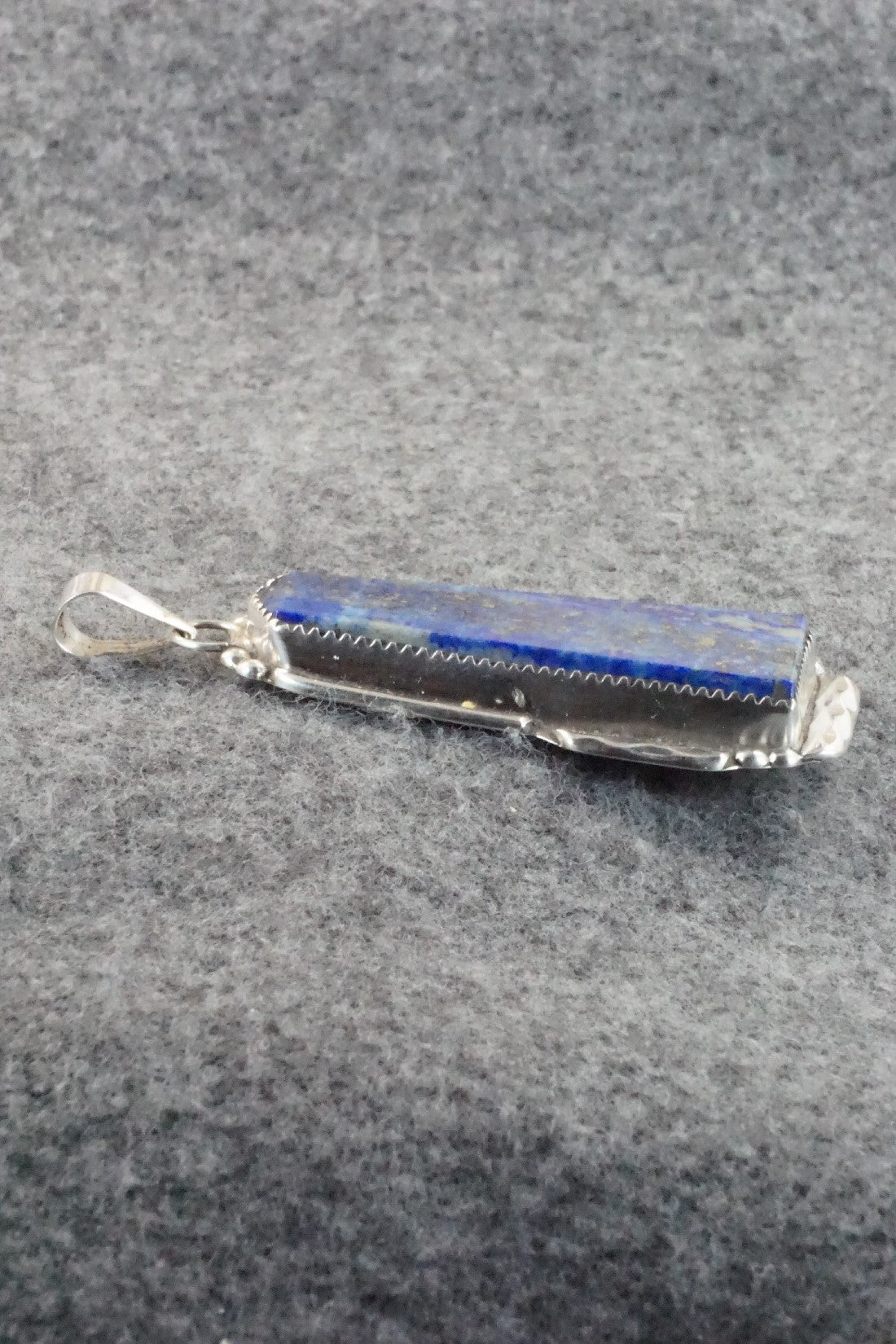 Lapis & Sterling Silver Pendant - Kenny Calavaza