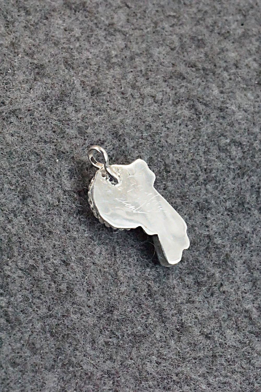 Multi Stone and Sterling Silver Pendant - Geraldine Lonjose