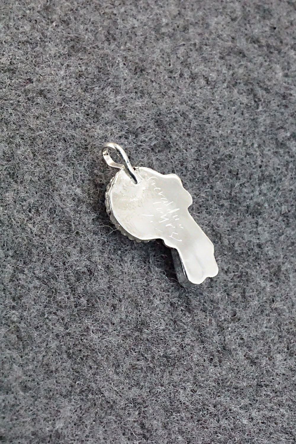 Multi Stone and Sterling Silver Pendant - Geraldine Lonjose