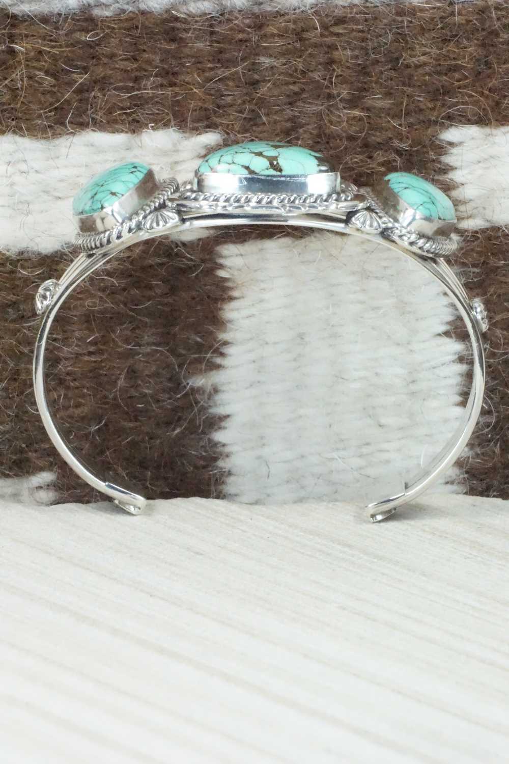 Turquoise & Sterling Silver Bracelet - Raymond Delgarito
