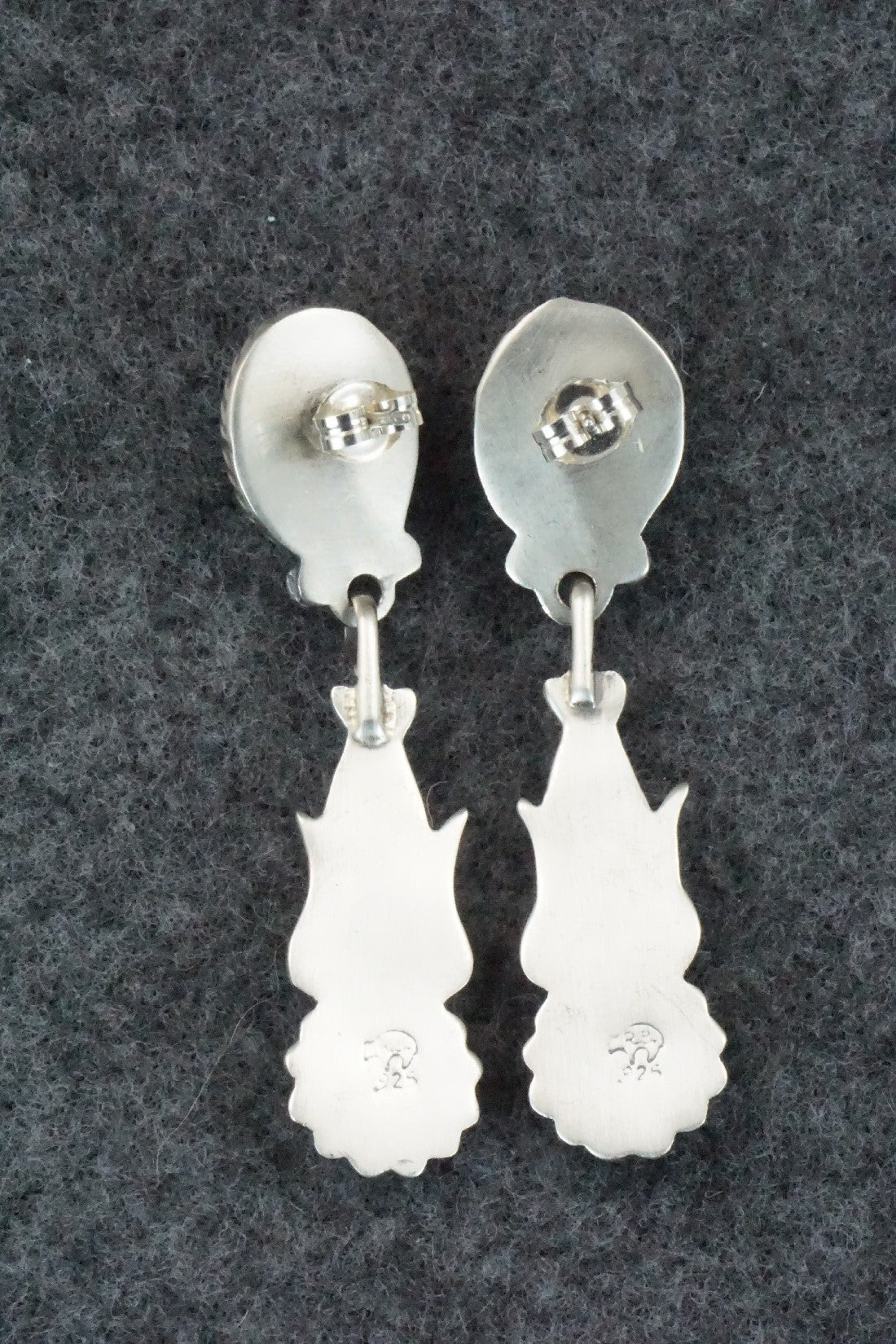 Turquoise & Sterling Silver Earrings - Verley Betone