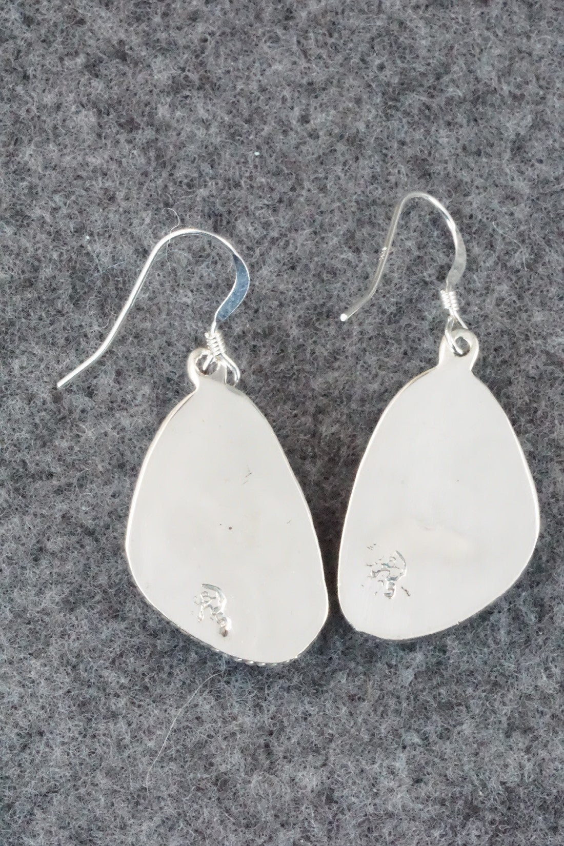 Turquoise & Sterling Silver Earrings - Lee Shorty