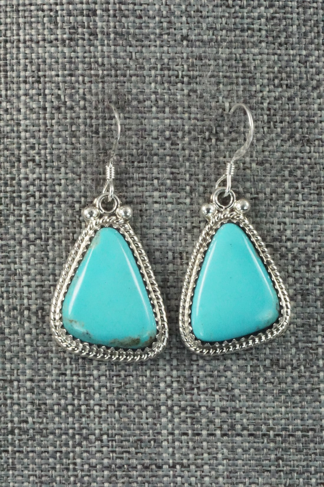 Turquoise and Sterling Silver Earrings - Sharon McCarthy
