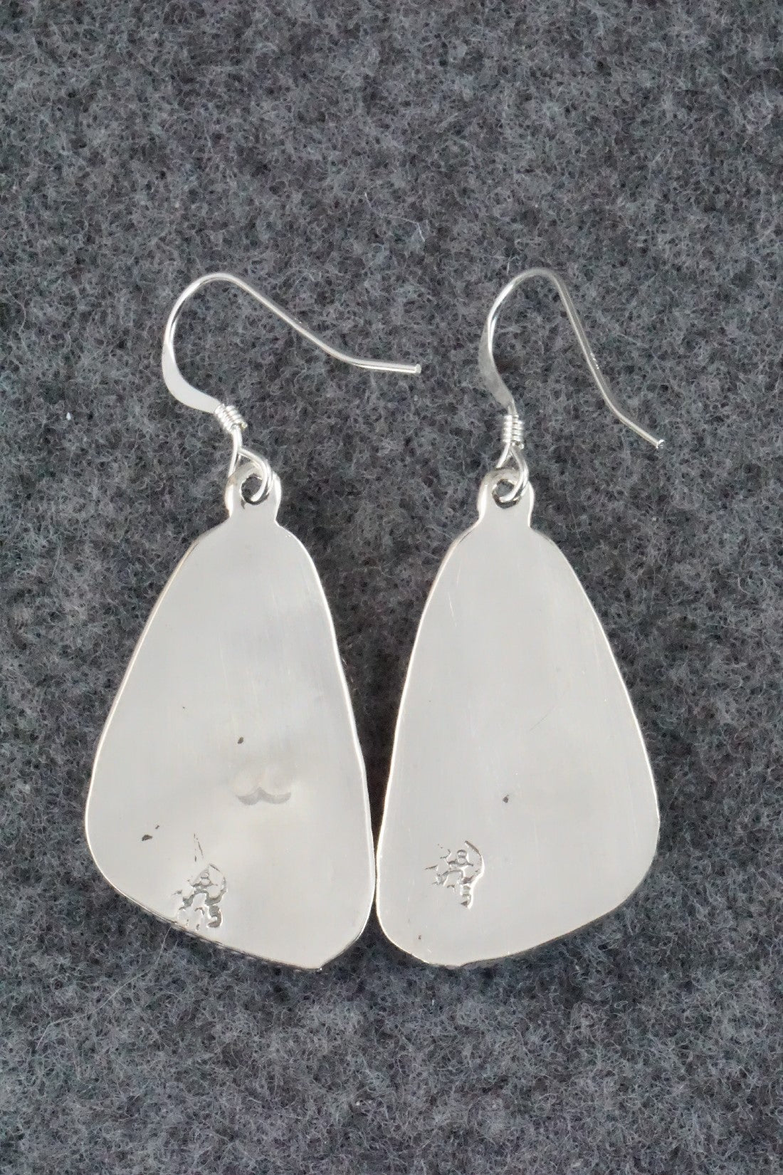 Turquoise & Sterling Silver Earrings - Lee Shorty