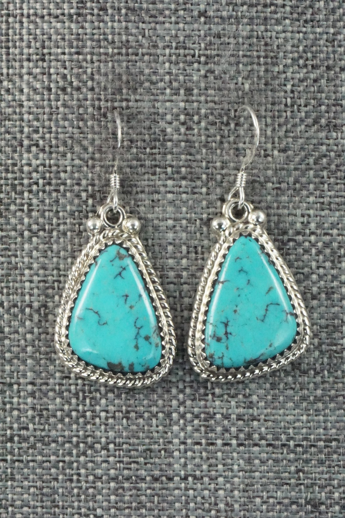 Turquoise and Sterling Silver Earrings - Sharon McCarthy