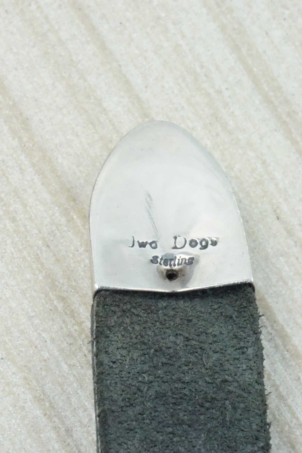 Sterling Silver Belt Buckle - Lawrence Delgarito