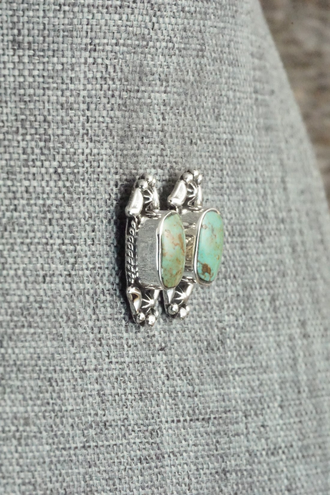 Turquoise & Sterling Silver Earrings - Betty Begay