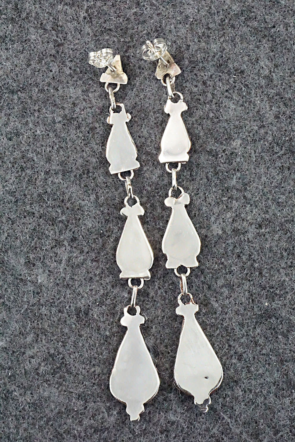 Multi Stone & Sterling Silver Earrings - David Boone