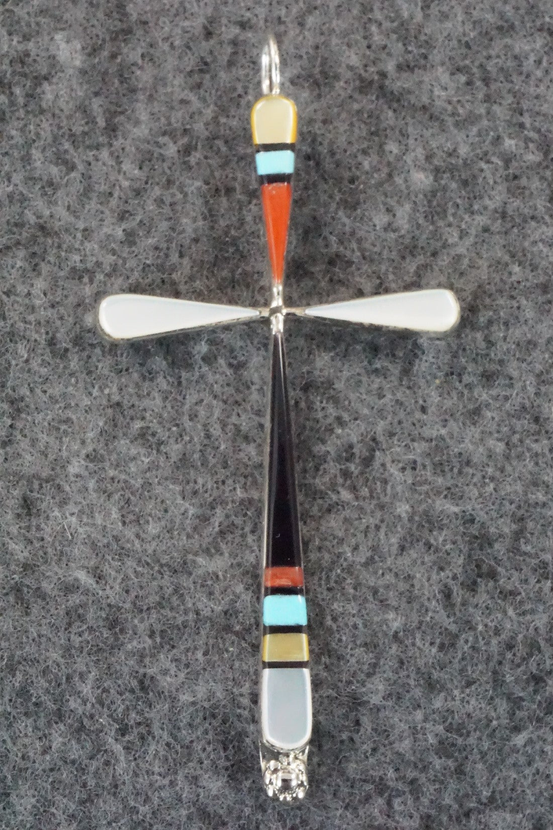Multi Stone & Sterling Silver Pendant - Sylvester Noche
