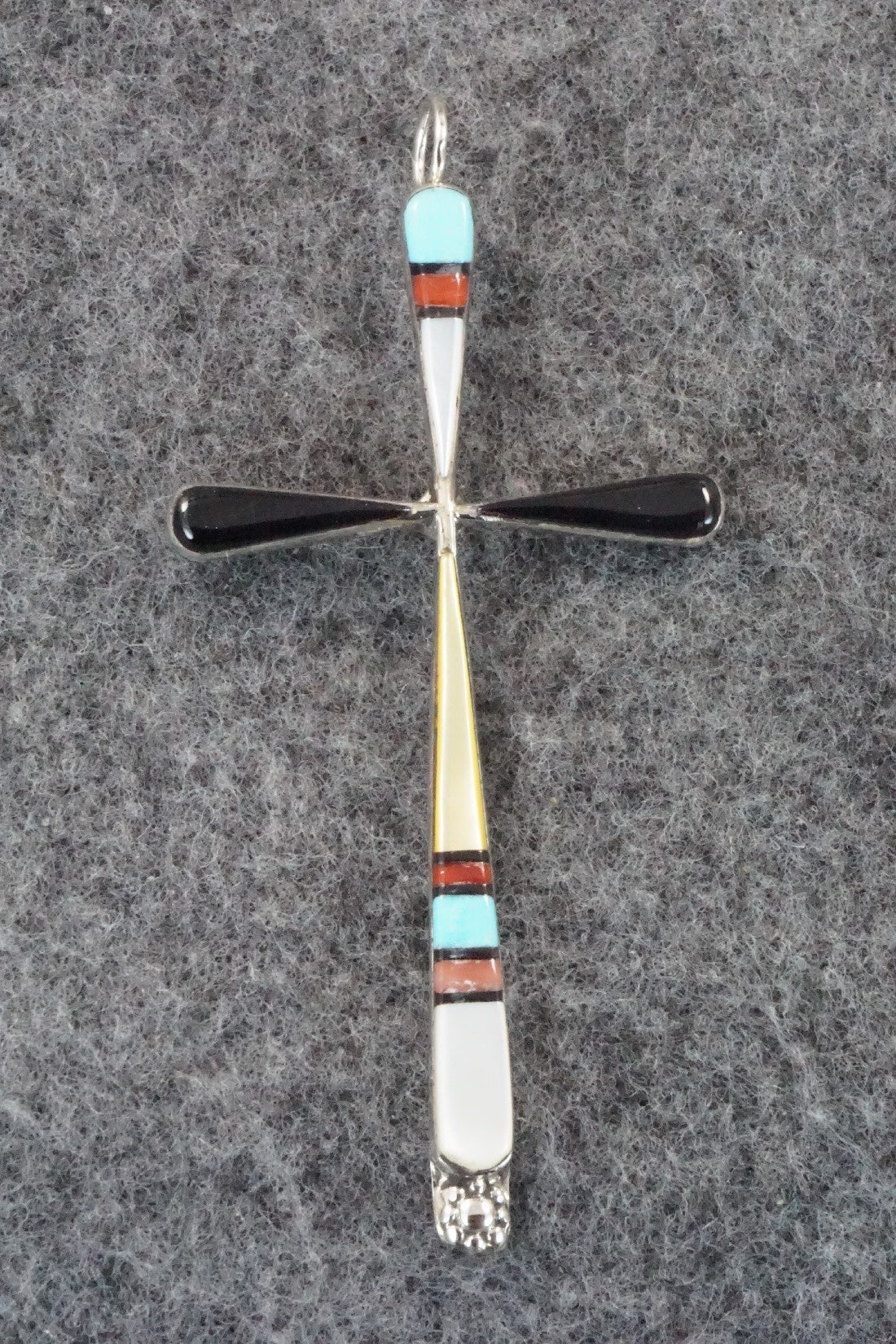 Multi Stone & Sterling Silver Pendant - Sylvester Noche